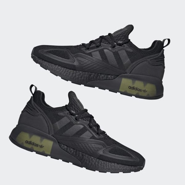 Zapatillas Adidas ZX 2K Boost Mujer Chile Negras - XOISYB593