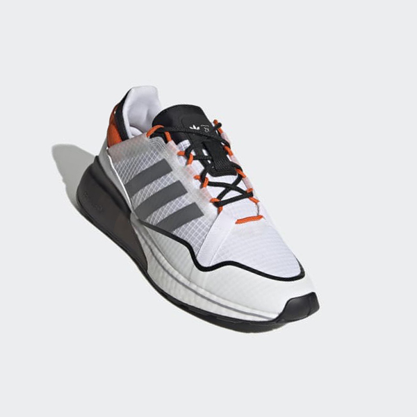 Zapatillas Adidas ZX 2K Boost Pure Mujer Chile Blancas - UJFBXD294