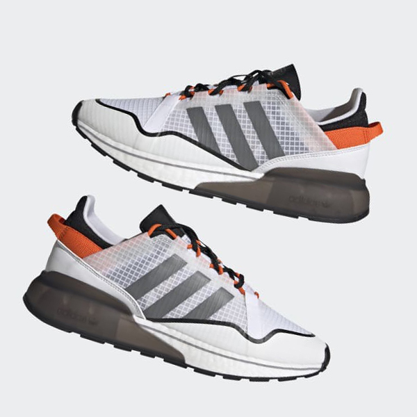 Zapatillas Adidas ZX 2K Boost Pure Mujer Chile Blancas - UJFBXD294