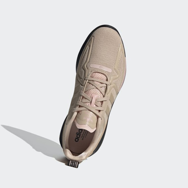 Zapatillas Adidas ZX 2K Flux Mujer Chile Beige - CWNYGV367