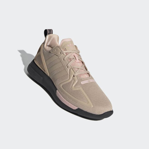 Zapatillas Adidas ZX 2K Flux Mujer Chile Beige - CWNYGV367