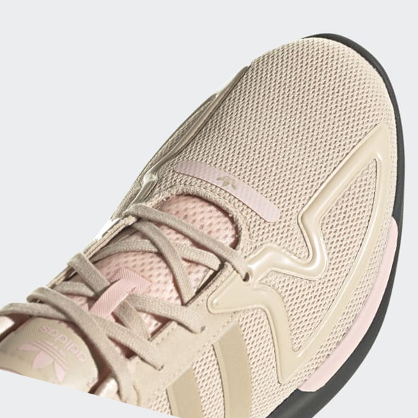 Zapatillas Adidas ZX 2K Flux Mujer Chile Beige - CWNYGV367