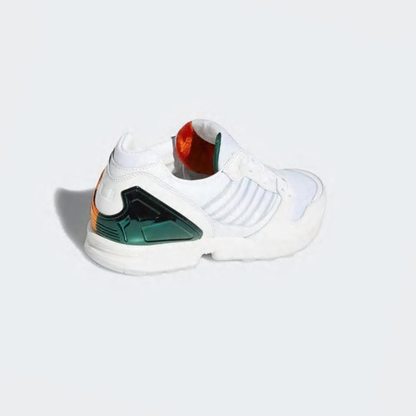 Zapatillas Adidas ZX 5000 University of Miami (The U) Mujer Chile Blancas - HEJQML487