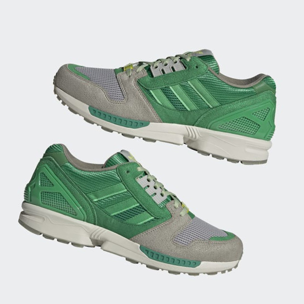 Zapatillas Adidas ZX 8000 Fresh Mint Tea Mujer Chile Gris - QOCYGM672