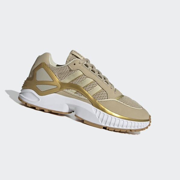 Zapatillas Adidas ZX Wavian Mujer Chile Beige - RVQLTS710