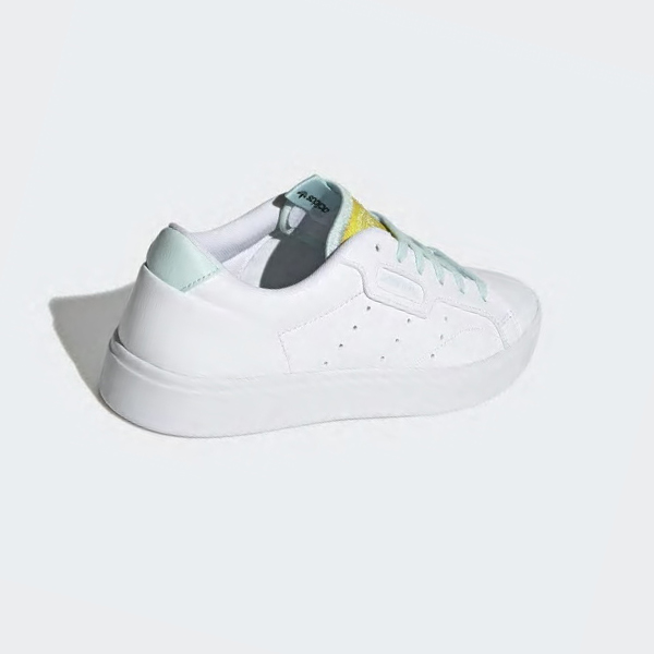 Zapatillas Adidas adidas Sleek Mujer Chile Blancas - IERWVH786