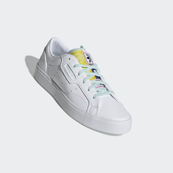 Zapatillas Adidas adidas Sleek Mujer Chile Blancas - IERWVH786