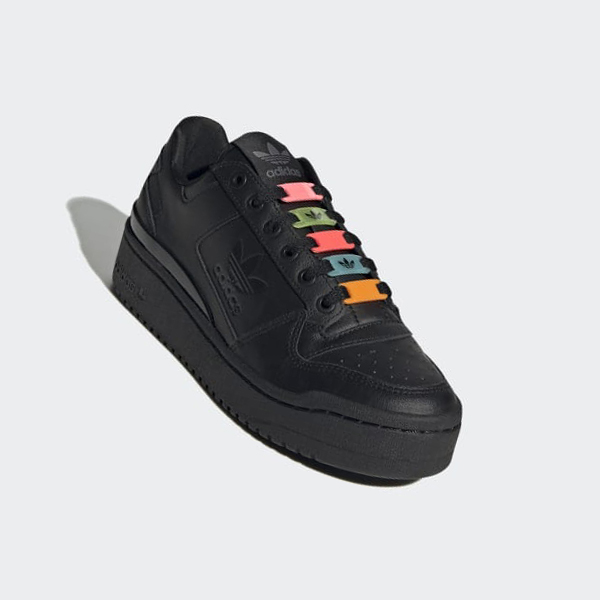 Zapatillas Baloncesto Adidas Forum Bold Mujer Chile Negras - BFIZCJ238