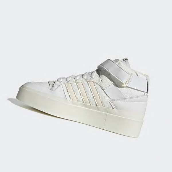 Zapatillas Baloncesto Adidas Forum Bonega Mid Mujer Chile Blancas - IVKMWA415