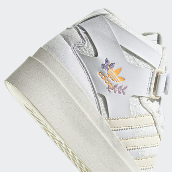 Zapatillas Baloncesto Adidas Forum Bonega Mid Mujer Chile Blancas - IVKMWA415