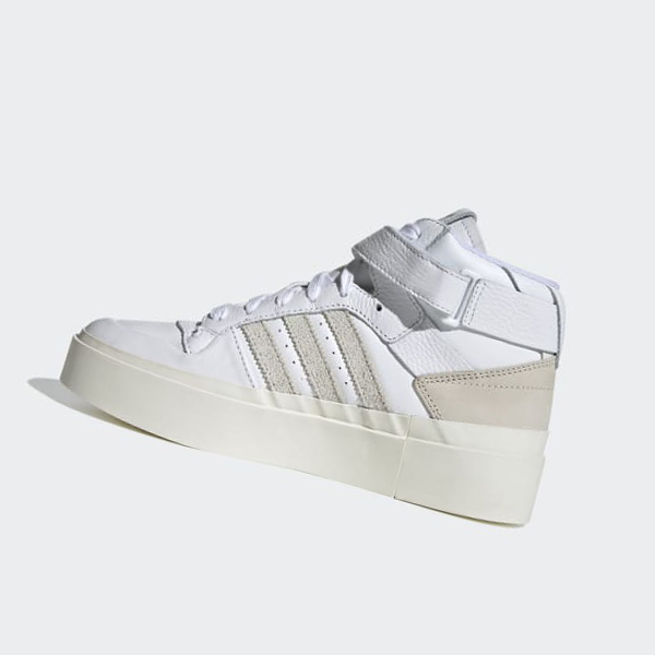 Zapatillas Baloncesto Adidas Forum Bonega Mid Mujer Chile Blancas - KIROCX123