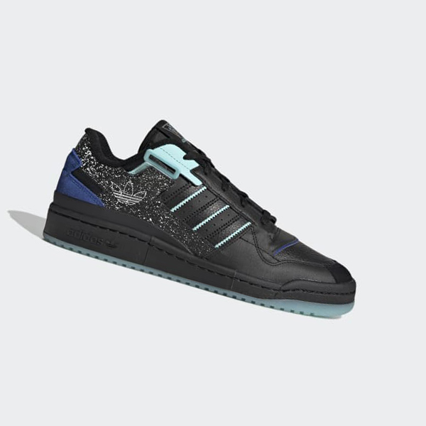 Zapatillas Baloncesto Adidas Forum Exhibit Low Hombre Chile Negras - HQAYUE960