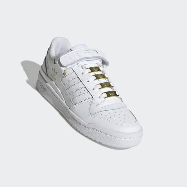 Zapatillas Baloncesto Adidas Forum Low Mujer Chile Blancas - MQEPSY709