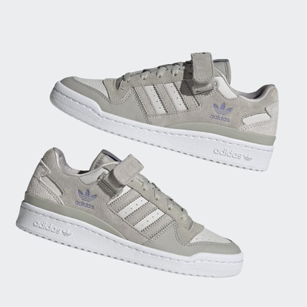 Zapatillas Baloncesto Adidas Forum Low Mujer Chile Gris - QESRKM276