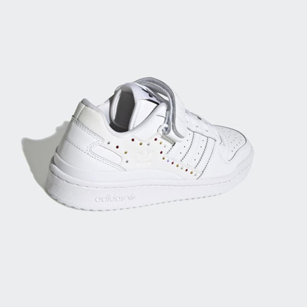 Zapatillas Baloncesto Adidas Forum Low Mujer Chile Blancas - RMAPHK213