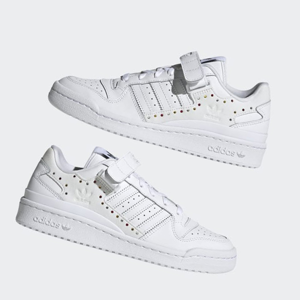 Zapatillas Baloncesto Adidas Forum Low Mujer Chile Blancas - RMAPHK213