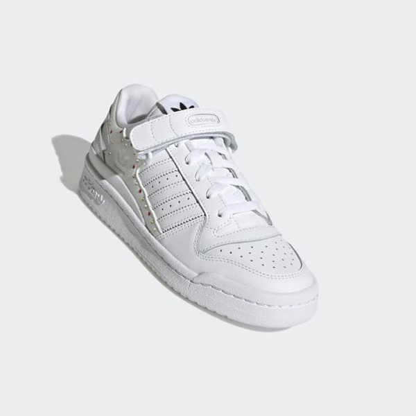 Zapatillas Baloncesto Adidas Forum Low Mujer Chile Blancas - RMAPHK213