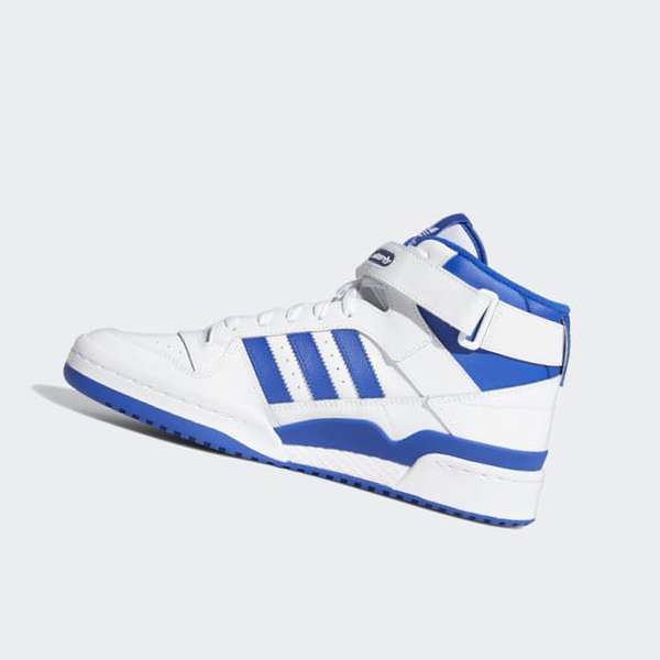 Zapatillas Baloncesto Adidas Forum Mid Hombre Chile Blancas - OUXVZH938