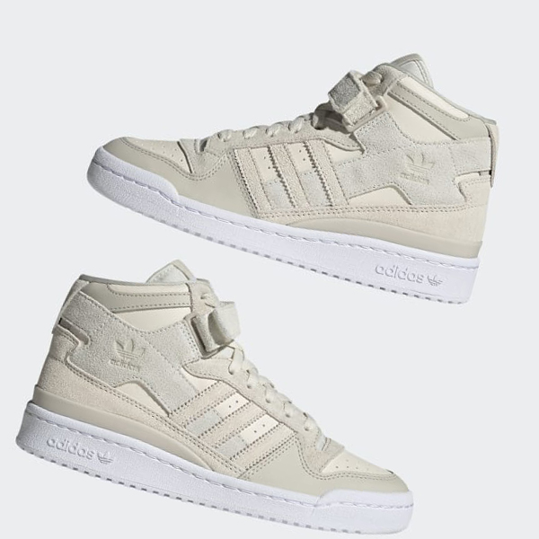 Zapatillas Baloncesto Adidas Forum Mid Mujer Chile Beige - CYWSFO692