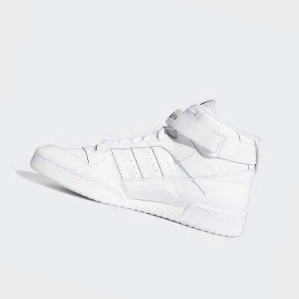 Zapatillas Baloncesto Adidas Forum Mid Mujer Chile Blancas - OKCEFV250