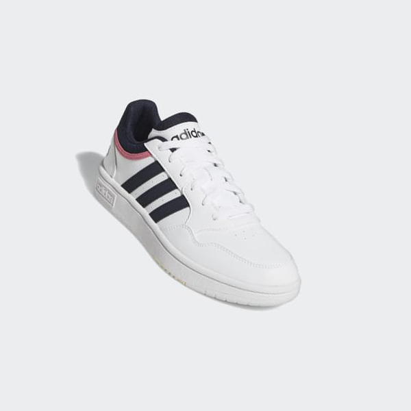 Zapatillas Baloncesto Adidas Hoops 3.0 Low Classic Mujer Chile Blancas - MTLNJD126