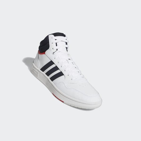 Zapatillas Baloncesto Adidas Hoops 3.0 Mid Classic Vintage Hombre Chile Blancas - COKTWZ136