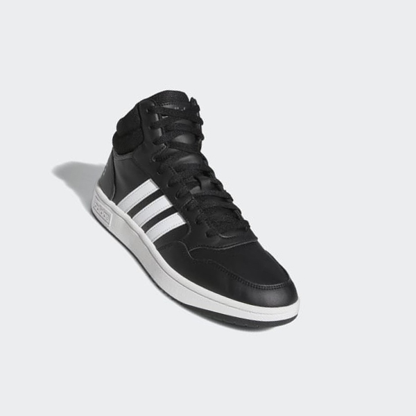 Zapatillas Baloncesto Adidas Hoops 3.0 Mid Classic Vintage Hombre Chile Negras - MXGHFL386