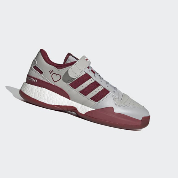 Zapatillas Baloncesto Adidas Human Made Forum Hombre Chile Gris - YGBVRM346