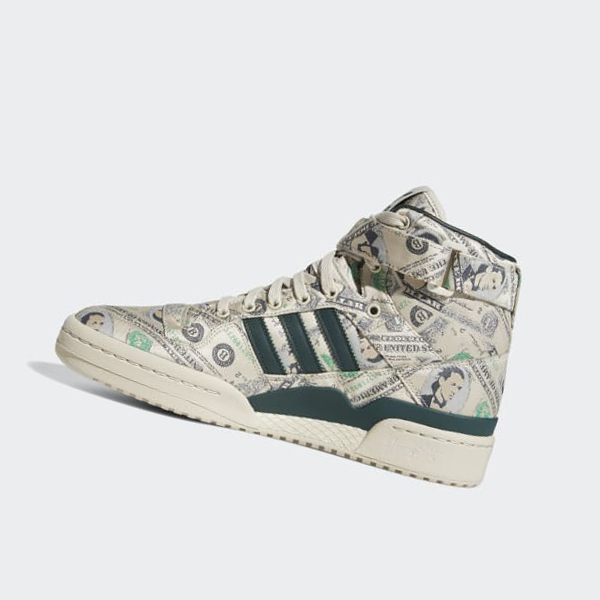 Zapatillas Baloncesto Adidas Jeremy Scott Forum Wings 1.0 Money Hombre Chile Beige - CZPONU760