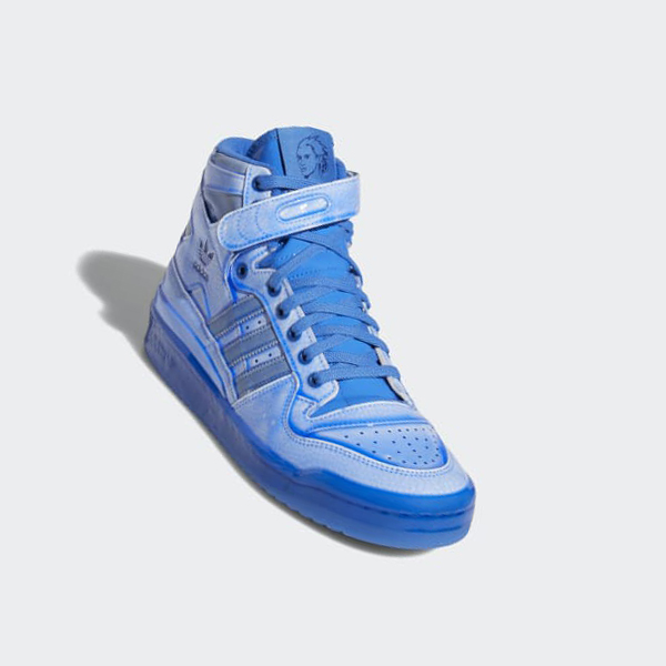 Zapatillas Baloncesto Adidas Jeremy Scott Forum Dipped Hombre Chile Azules - QLTDWP791