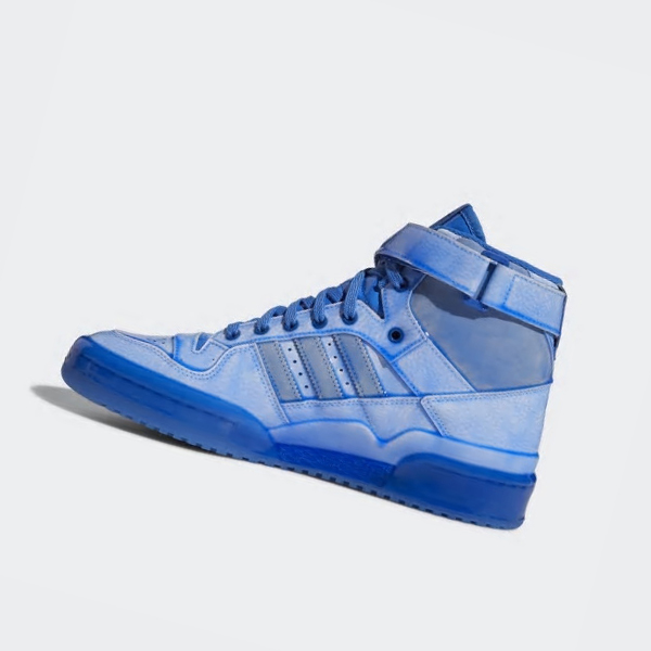 Zapatillas Baloncesto Adidas Jeremy Scott Forum Dipped Hombre Chile Azules - QLTDWP791