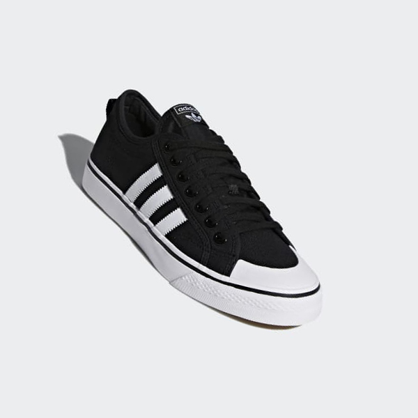 Zapatillas Baloncesto Adidas Nizza Mujer Chile Negras - QNELFM918