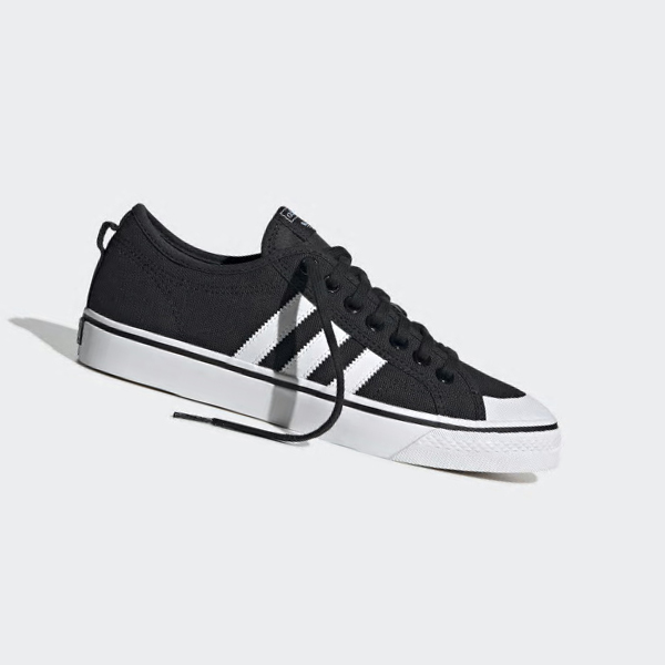 Zapatillas Baloncesto Adidas Nizza Mujer Chile Negras - QNELFM918