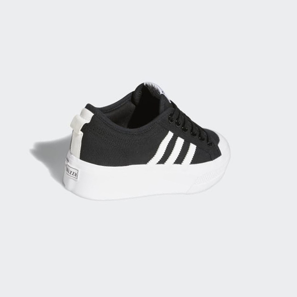 Zapatillas Baloncesto Adidas Nizza Plataforma Mujer Chile Negras - XWDCAI624