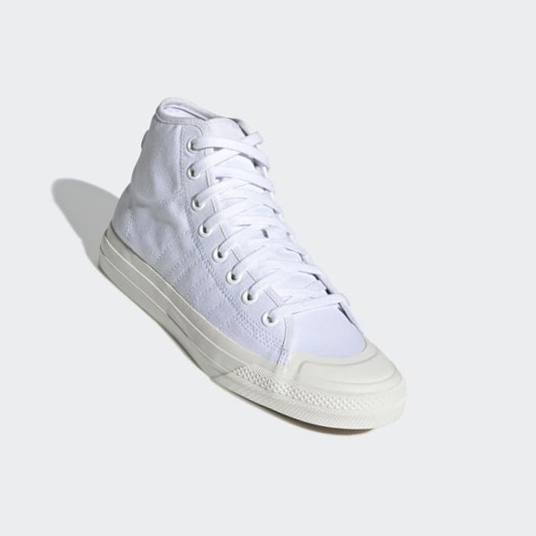 Zapatillas Baloncesto Adidas Nizza RF Hi Hombre Chile Blancas - OLFBMX215