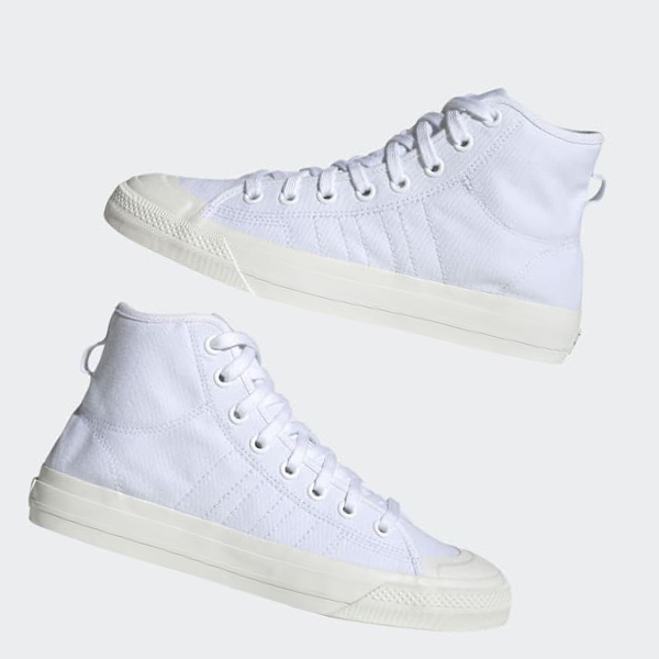 Zapatillas Baloncesto Adidas Nizza RF Hi Hombre Chile Blancas - OLFBMX215