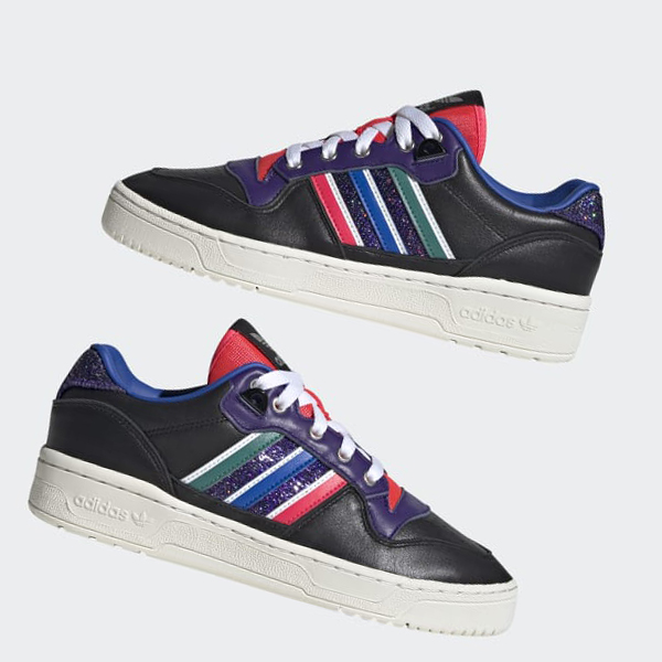 Zapatillas Baloncesto Adidas Rivalry Low Mujer Chile Negras - JZBMXN842