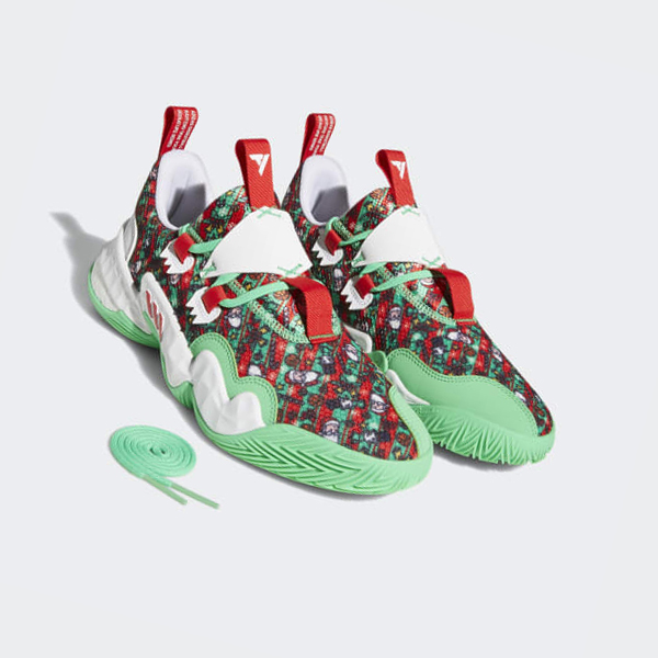 Zapatillas Baloncesto Adidas Trae Young 1 Christmas Mujer Chile Verde - HTYQOF298