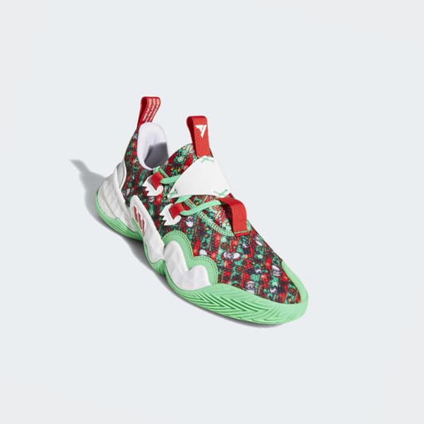 Zapatillas Baloncesto Adidas Trae Young 1 Christmas Mujer Chile Verde - HTYQOF298