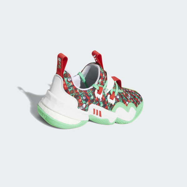 Zapatillas Baloncesto Adidas Trae Young 1 Christmas Mujer Chile Verde - HTYQOF298