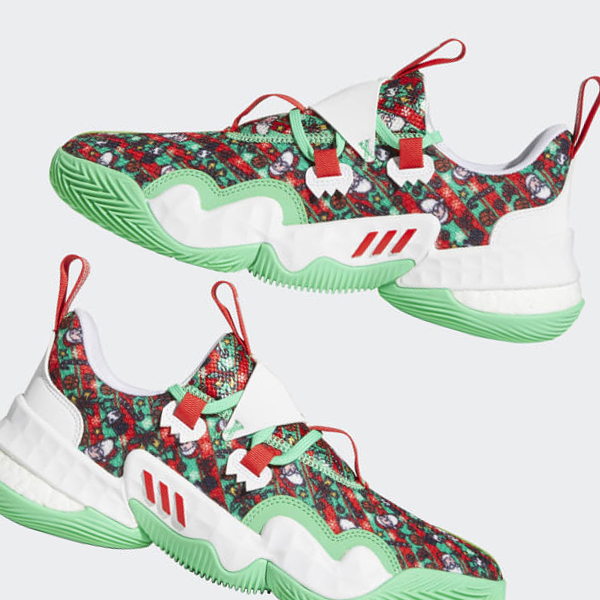 Zapatillas Baloncesto Adidas Trae Young 1 Christmas Mujer Chile Verde - HTYQOF298