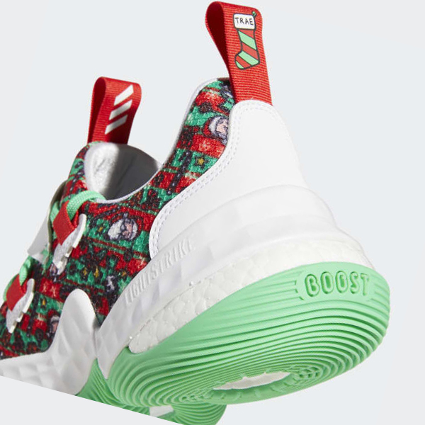 Zapatillas Baloncesto Adidas Trae Young 1 Christmas Mujer Chile Verde - HTYQOF298