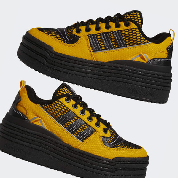 Zapatillas Baloncesto Adidas Triple Platforum Low Mujer Chile Amarillo - YASQKE973