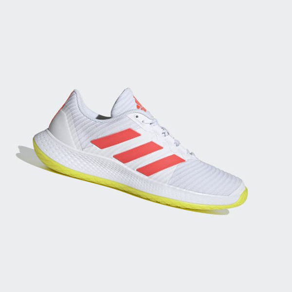 Zapatillas Balonmano Adidas ForceBounce Mujer Chile Blancas - GKYOWH196