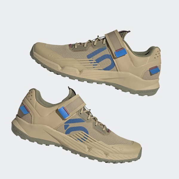 Zapatillas Ciclismo Adidas 5.10 Trailcross Pro Clip-In Hombre Chile Beige - EBRCUM642