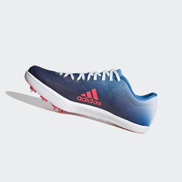 Zapatillas Clavos Atletismo Adidas Adizero Long Jump Hombre Chile Azules - JXLRMT357