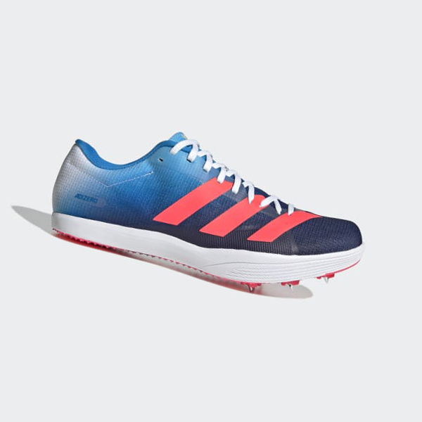 Zapatillas Clavos Atletismo Adidas Adizero Long Jump Hombre Chile Azules - JXLRMT357