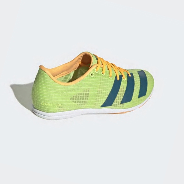 Zapatillas Clavos Atletismo Adidas DistanceStar Hombre Chile Verde - JXZMBW671