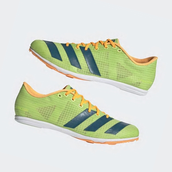 Zapatillas Clavos Atletismo Adidas DistanceStar Hombre Chile Verde - JXZMBW671