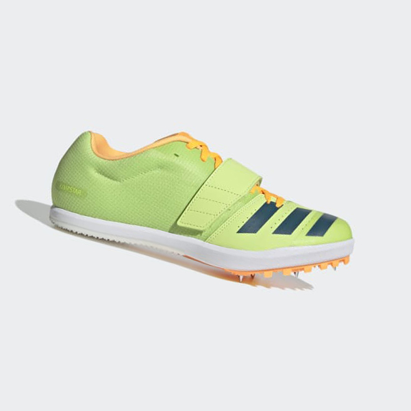 Zapatillas Clavos Atletismo Adidas Jumpstar Hombre Chile Verde - VFNRWA906